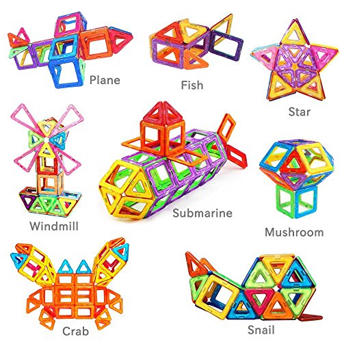 DOOKEY Bloques de Construcción Magnéticos 3D con Matemáticas y Alfabeto, Juguete Educativo y Creativo para Niños más de 3 Años - 117 Piezas - Material ABS - Mejor Regalo de Cumpleaños y Fiestas DOOKEY Bloques de Construcción Magnéticos 3D con Matemáticas y Alfabeto, Juguete Educativo y Creativo para Niños más de 3 Años - 117 Piezas - Material ABS - Mejor Regalo de Cumpleaños y Fiestas