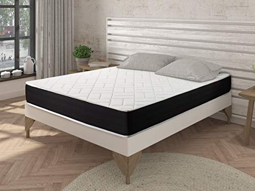 DORMIDEO - Colchón Viscoelástico Elixir - Reversible (Invierno/Verano), Antibacterias, 90x190cm DORMIDEO - Colchón Viscoelástico Elixir - Reversible (Invierno/Verano), Antibacterias, 90x190cm
