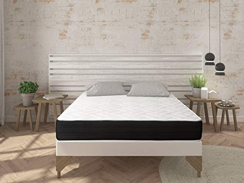 DORMIDEO - Colchón Viscoelástico Elixir - Reversible (Invierno/Verano), Antibacterias, 90x190cm DORMIDEO - Colchón Viscoelástico Elixir - Reversible (Invierno/Verano), Antibacterias, 90x190cm