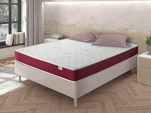 DORMIDEO Thunder - Colchón Viscoelástico Anti-Ácaros 90x190, Altura 24cm DORMIDEO Thunder - Colchón Viscoelástico Anti-Ácaros 90x190, Altura 24cm