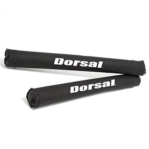 DORSAL Round Bar Surfboard Kayak Sup Car Surf Long Roof Rack Pads 28 Inch