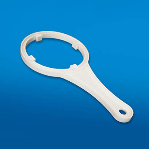 Dotool - 1 llave de filtro de agua de plástico para caja de filtro, llave inglesa completa para casa, filtro y llave de tornillo (10 pulgadas)