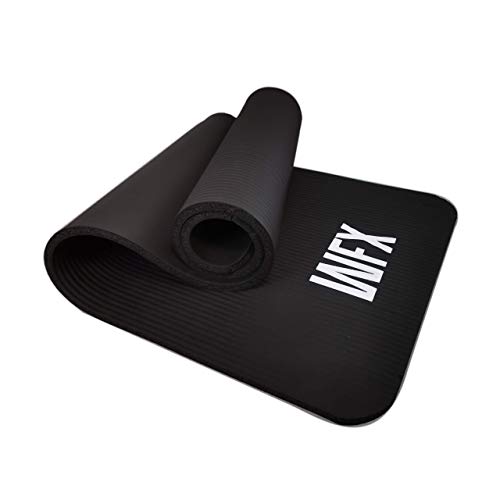#DoYourFitness Esterilla Yoga y Fitness »Yamuna« - Colchoneta Extra Gruesa y Suave - Estera Deporte - Fitness, Yoga, Pilates, Gimnasia - 183 x 61 x 1,5 cm – Negro #DoYourFitness Esterilla Yoga y Fitness »Yamuna« - Colchoneta Extra Gruesa y Suave - Estera Deporte - Fitness, Yoga, Pilates, Gimnasia - 183 x 61 x 1,5 cm – Negro