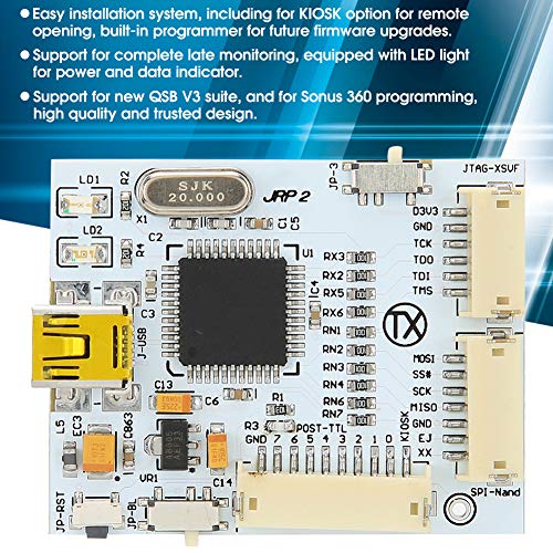 Dpofirs Kit de Herramientas de Placa Base y Cables,Herramientas de Reparación de Cables de Placa Base para XBOX360,Programación NAND XILINX CR JTAG Suite QSB V3 para Consola de XBOX360