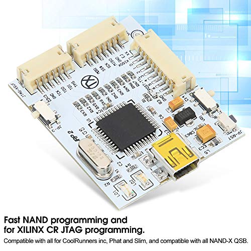 Dpofirs Kit de Herramientas de Placa Base y Cables,Herramientas de Reparación de Cables de Placa Base para XBOX360,Programación NAND XILINX CR JTAG Suite QSB V3 para Consola de XBOX360