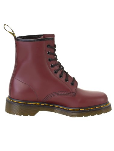 Dr. Martens 1460 Smooth, Botas Militares Unisex, Rojo Rouge Cerise, 46 EU