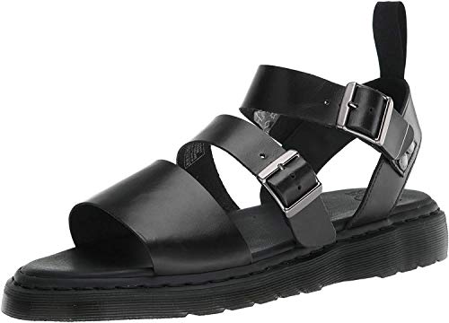 Dr. MartensGRYPHON Brando BLACK - Sandalias Romanas Hombre, Negro, 44 EU Dr. MartensGRYPHON Brando BLACK - Sandalias Romanas Hombre, Negro, 44 EU