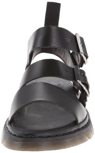 Dr. MartensGRYPHON Brando BLACK - Sandalias Romanas Hombre, Negro, 44 EU