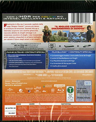 Dragon Trainer 2 (Blu-Ray 4K Ultra HD+Blu-Ray) [Italia] [Blu-ray]