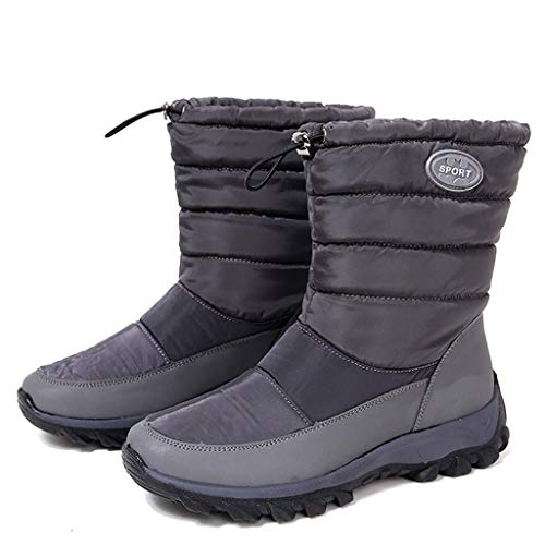 DreamedU Botas Altas De Nieve Adulto Hombre Mujer Deportiva Botas De Algodón Trekking Esqui Montaña De Vestir Caliente Impermeable Invierno Rebajas 201019