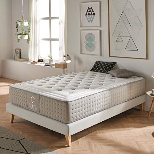 Dreaming Kamahaus Elite Colchón, con Viscografeno-Soft, Blanco, 135x190 Dreaming Kamahaus Elite Colchón, con Viscografeno-Soft, Blanco, 135x190