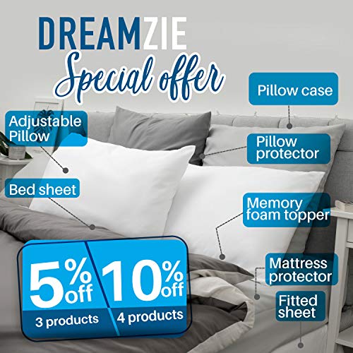 Dreamzie - Set de 2 x Funda de Almohada 60x60 cm, Gris Estaño, Microfibra (100% Poliéster) - Fundas de Almohadas Hipoalergénica - Fundas de Cojines de Calidad con una Suavidad Incomparable Dreamzie - Set de 2 x Funda de Almohada 60x60 cm, Gris Estaño, Microfibra (100% Poliéster) - Fundas de Almohadas Hipoalergénica - Fundas de Cojines de Calidad con una Suavidad Incomparable