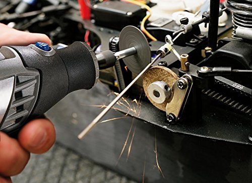 Dremel 420 - Juego de 20 Discos de corte reforzados con fibra de vidrio, 24 mm, para trabajos duros para herramienta rotativa para tronzar y cortar en metal, madera y plástico, Negro Dremel 420 - Juego de 20 Discos de corte reforzados con fibra de vidrio, 24 mm, para trabajos duros para herramienta rotativa para tronzar y cortar en metal, madera y plástico, Negro