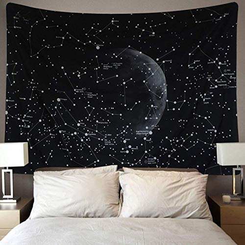 Dremisland indios Hippie Bohemian Mandala tapiz colgante de pared para la naturaleza decoraciones para el hogar sala de estar dormitorio dormitorio decoració(Mapa de constelaciones, XL / 175 X 230 cm) Dremisland indios Hippie Bohemian Mandala tapiz colgante de pared para la naturaleza decoraciones para el hogar sala de estar dormitorio dormitorio decoració(Mapa de constelaciones, XL / 175 X 230 cm)