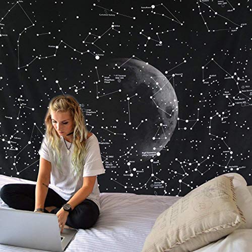 Dremisland indios Hippie Bohemian Mandala tapiz colgante de pared para la naturaleza decoraciones para el hogar sala de estar dormitorio dormitorio decoració(Mapa de constelaciones, XL / 175 X 230 cm) Dremisland indios Hippie Bohemian Mandala tapiz colgante de pared para la naturaleza decoraciones para el hogar sala de estar dormitorio dormitorio decoració(Mapa de constelaciones, XL / 175 X 230 cm)