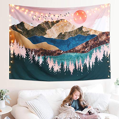 Dremisland Sol Tapiz de Pared Bosque Árbol Tapiz Montaña Colgante de Pared Psicodélico Naturaleza Paisaje Tapiz Decoración del hogar para Dormitorio Sala de Estar (Vistoso, M / 130 X 150 cm) Dremisland Sol Tapiz de Pared Bosque Árbol Tapiz Montaña Colgante de Pared Psicodélico Naturaleza Paisaje Tapiz Decoración del hogar para Dormitorio Sala de Estar (Vistoso, M / 130 X 150 cm)