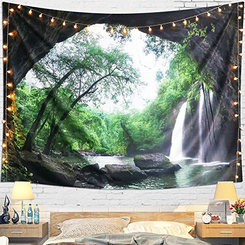 Dremisland Tapiz de Pared Montaña Tapiz Cascada Tapiz de Bosque Árbol Tapiz de Naturaleza Paisaje Tapestry Decoración de Pared para Dormitorio Sala de Estar (L/148X200cm) Dremisland Tapiz de Pared Montaña Tapiz Cascada Tapiz de Bosque Árbol Tapiz de Naturaleza Paisaje Tapestry Decoración de Pared para Dormitorio Sala de Estar (L/148X200cm)