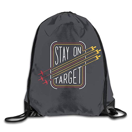 Drempad Bolsos De Gimnasio,Mochilas, Stay On Target Drawstring Shoulder Bag Bundle Pocket Fitness Sport Bag