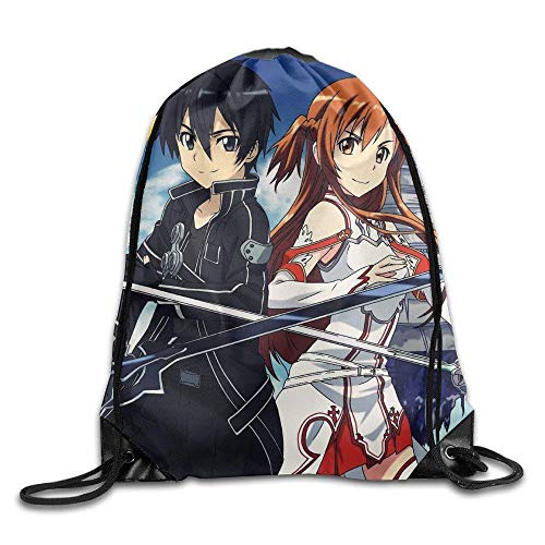 Drempad Bolsos De Gimnasio,Mochilas, Sword Art Online Kirigaya Classic Sport Bag Drawstring