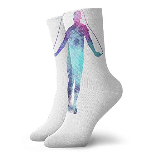 Drempad Luxury Calcetines de Deporte Rope Skipping Boy Women & Men Socks Soccer Sock Sport Tube Stockings Length 11.8Inch