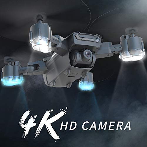 Drone con Cámara 1080P HD, Mini Drone para Principiante con WiFi FPV, Altitude Hold, Modo sin Cabeza, Plegable, 2 Baterías, Vuelo de 25 Minutos, Control Remoto RC Quadcopter Drone para Adultos y Niños Drone con Cámara 1080P HD, Mini Drone para Principiante con WiFi FPV, Altitude Hold, Modo sin Cabeza, Plegable, 2 Baterías, Vuelo de 25 Minutos, Control Remoto RC Quadcopter Drone para Adultos y Niños