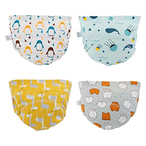 Dsaren 4 Piezas Pantalones Entrenamiento para Bebés Algodón Bragas de Aprendizaje Niños Ropa Interior Entrenamiento Potty Training Pants (4 Piezas) Dsaren 4 Piezas Pantalones Entrenamiento para Bebés Algodón Bragas de Aprendizaje Niños Ropa Interior Entrenamiento Potty Training Pants (4 Piezas)