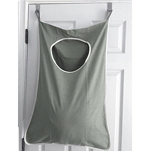 Dsaren Bolsa Ropa Sucia Colgar, Organizador de Ropa Sucia Ahorro de Espacio Colgando Bolsa de Cestas con Ganchos (Gris) Dsaren Bolsa Ropa Sucia Colgar, Organizador de Ropa Sucia Ahorro de Espacio Colgando Bolsa de Cestas con Ganchos (Gris)