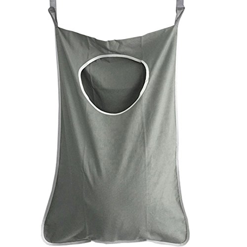 Dsaren Bolsa Ropa Sucia Colgar, Organizador de Ropa Sucia Ahorro de Espacio Colgando Bolsa de Cestas con Ganchos (Gris) Dsaren Bolsa Ropa Sucia Colgar, Organizador de Ropa Sucia Ahorro de Espacio Colgando Bolsa de Cestas con Ganchos (Gris)