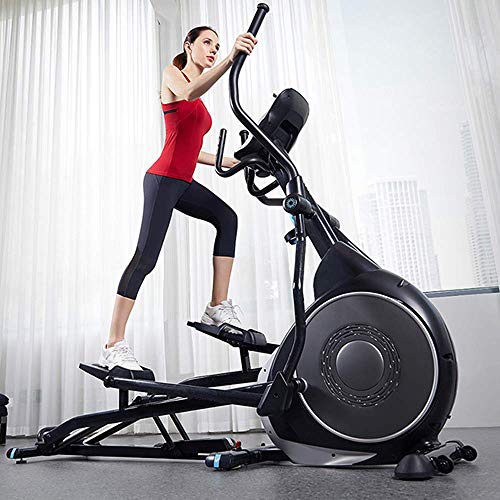 DSHUJC Bicicleta elíptica Profesional muda, 32 programas de Entrenamiento Cardio Home Office Fitness Workout Machine Adecuado para Todas Las Edades Peso máximo del USU