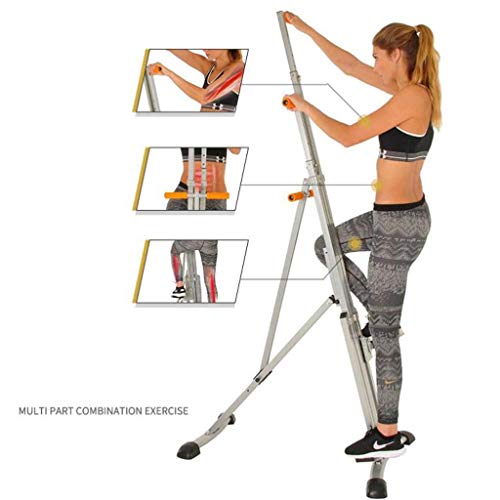 DSHUJC Escalador Vertical Plegable para Gimnasio en casa, máquina de Escalada para Ejercicios para el hogar, Entrenador Corporal, Entrenamiento de Entrenamiento Cardio