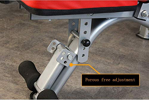 DSHUJC Estante de Banco Plano Soportes para Sentadillas Barra de Pesas Ajustable para Trabajo Pesado Barra de Banco de Pesas Estante de Banco de Prensa Libre con Barra DSHUJC Estante de Banco Plano Soportes para Sentadillas Barra de Pesas Ajustable para Trabajo Pesado Barra de Banco de Pesas Estante de Banco de Prensa Libre con Barra