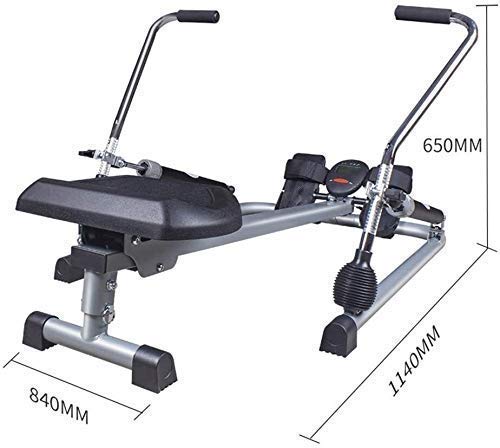 DSHUJC Máquina de Remo, Dispositivo de Remo hidráulico silencioso para el hogar, con Monitor LCD, cojín de Remo de simulación, para Entrenamiento de Gimnasio en casa R