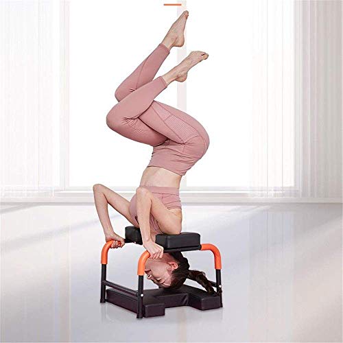 DSHUJC Mesa de inversión Taburete invertido Multifuncional Yoga Silla Auxiliar Inicio Fitness Taburete invertido Máquina Invertida Máquina de Estiramiento Invertida