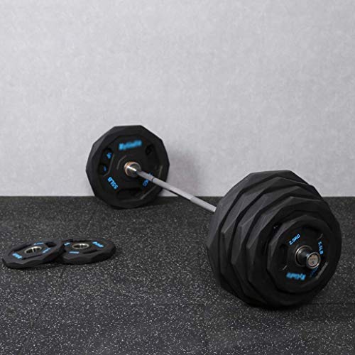 DSHUJC Placas de Pesas Placas de Pesas con Revestimiento de PU olímpico Placas de Pesas de una Sola PU Gimnasio Comercial en casa Levantamiento de Pesas Placas olímpicas Eq DSHUJC Placas de Pesas Placas de Pesas con Revestimiento de PU olímpico Placas de Pesas de una Sola PU Gimnasio Comercial en casa Levantamiento de Pesas Placas olímpicas Eq