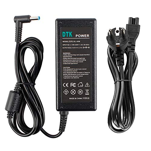 DTK® Computadora portátil Cargador Fuente de alimentación Adaptador Unidad de alimentación para portátil HP Output: 19.5V 2.31A 45W Cargadore y adaptadore Conector: 4.5 * 3.0mm DTK® Computadora portátil Cargador Fuente de alimentación Adaptador Unidad de alimentación para portátil HP Output: 19.5V 2.31A 45W Cargadore y adaptadore Conector: 4.5 * 3.0mm