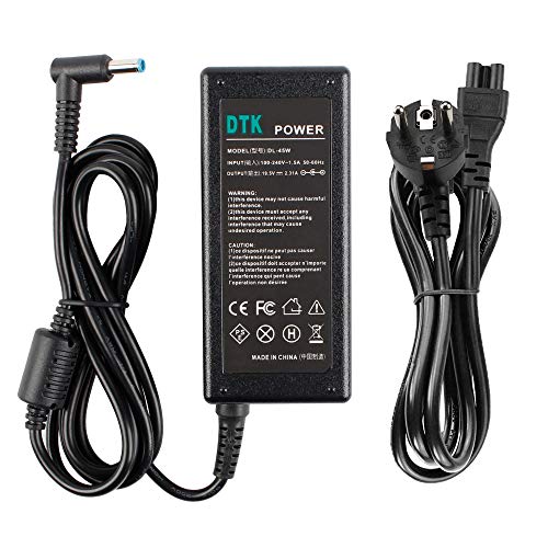 DTK® Computadora portátil Cargador Fuente de alimentación Adaptador Unidad de alimentación para portátil HP Output: 19.5V 2.31A 45W Cargadore y adaptadore Conector: 4.5 * 3.0mm