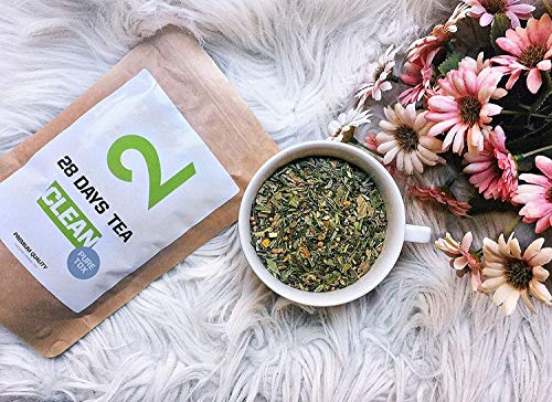 DUAL 28 Days Detox Tea - Té desintoxicante | Para Pérdida de Peso |Té Adelgazante y Purificador| Infusión de Dieta Para Pérdida de Grasa|Quemagrasa Natural|Té de hojas sueltas|Hecho en Alemania| 85g