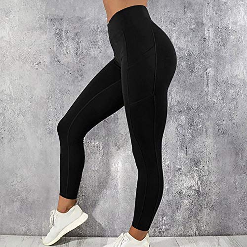 Ducomi Ann Leggings Mujer Bolsillo para Teléfono Móvil - Gimnasio Informal y Estilo Hogareño - Leggins Elásticos, Transpirables y de Máxima Comodidad - Ropa Deportiva, Yoga, Pilates (Azul Marino, M)