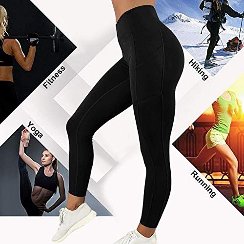 Ducomi Ann Leggings Mujer Bolsillo para Teléfono Móvil - Gimnasio Informal y Estilo Hogareño - Leggins Elásticos, Transpirables y de Máxima Comodidad - Ropa Deportiva, Yoga, Pilates (Azul Marino, M)