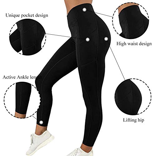 Ducomi Ann Leggings Mujer Bolsillo para Teléfono Móvil - Gimnasio Informal y Estilo Hogareño - Leggins Elásticos, Transpirables y de Máxima Comodidad - Ropa Deportiva, Yoga, Pilates (Azul Marino, M)