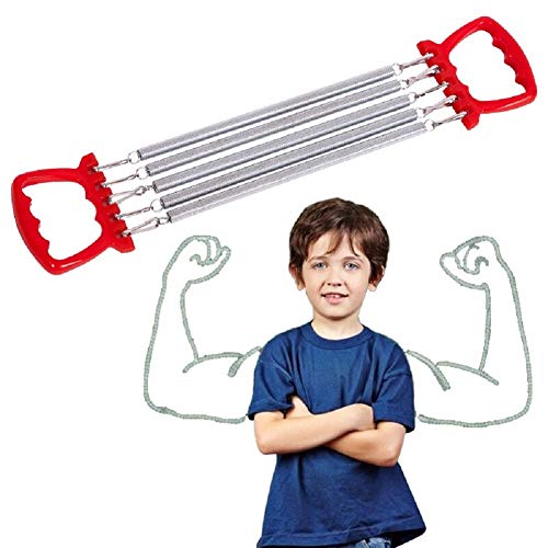 Ducomi Extensor de pecho ajustable con muelles de acero para resistencia, ejercicio y potenciación muscular – Expansor torácico para fitness, atletismo, body building y gimnasia (modelo 3)