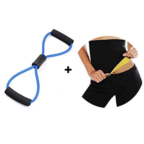 Ducomi Juego de banda de resistencia y faja para sauna adelgazante – Banda elástica con asas y braguita de neopreno hipoalergénico – Entrenamiento funcional de piernas, glúteos y brazos (XXL) Ducomi Juego de banda de resistencia y faja para sauna adelgazante – Banda elástica con asas y braguita de neopreno hipoalergénico – Entrenamiento funcional de piernas, glúteos y brazos (XXL)