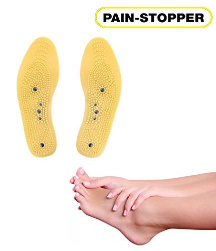 Ducomi MagSol Plantillas Magnéticas Masajeadoras para Zapatos de Silicona Recortable – De 36 a 45 – Beneficios de la Magnetoterapia y Reflexología Plantar, Método Alternativo Trastornos de los Pies