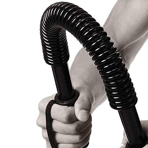 Ducomi Power Resorte Flexible Resistencia, Manillar Extensor de Pecho - Equipo de Ejercicio Físico Brazos de Tracción para el Hogar y el Gimnasio - Barra Twister para Hombre y Mujer (50 Kg)