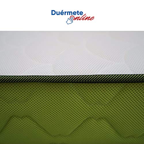 Duérmete Online - Colchón Viscoelastico Juvenil Viscopeque Reversible (cara invierno/verano) 80x180