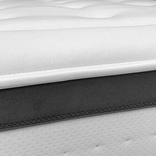 Duermete Online - Materasso singolo 90x190 cm, altezza 29 cm, Tessuto Termoregolatore - Modello Biogel - Dispositivo Medico Detraibile
