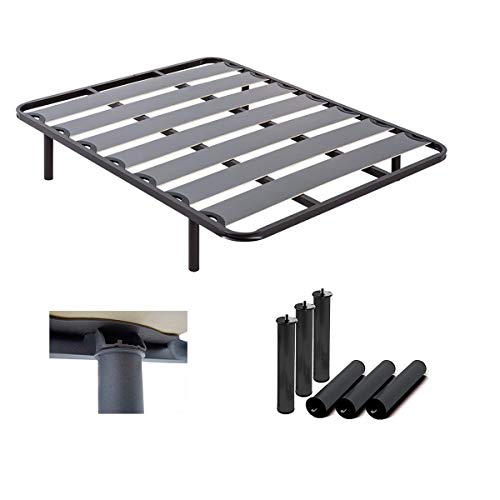 Duérmete Online - Pack Ahorro Cama Completa con Colchón Viscoelástico Pocket Visco + Somier Lama Ancha + Patas Roscadas, 105x190 Duérmete Online - Pack Ahorro Cama Completa con Colchón Viscoelástico Pocket Visco + Somier Lama Ancha + Patas Roscadas, 105x190