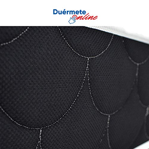 Duérmete Online - Pack Ahorro Colchón Viscoelástico Pocket Visco + Base Tapizada 3D Reforzada 5 Barras de Refuerzo y Válvulas de Ventilación con 6 Patas, Marrón (Chocolate), 135x190 Duérmete Online - Pack Ahorro Colchón Viscoelástico Pocket Visco + Base Tapizada 3D Reforzada 5 Barras de Refuerzo y Válvulas de Ventilación con 6 Patas, Marrón (Chocolate), 135x190