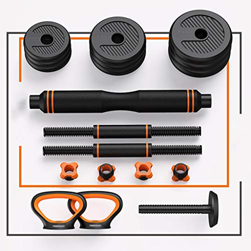 Dumbbells Equipo de Fitness para el hogar con Mancuernas para Hombres Juego de Mancuernas con Peso Ajustable Mancuernas multifuncionales Barra con Pesas Rusas Soporte para Push-up Dumbbells Equipo de Fitness para el hogar con Mancuernas para Hombres Juego de Mancuernas con Peso Ajustable Mancuernas multifuncionales Barra con Pesas Rusas Soporte para Push-up