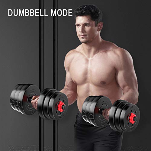 Dumbbells Equipo de Fitness para el hogar con Mancuernas para Hombres para Principiantes 10 kg / 15 kg / 20 kg Peso Ajustable con Mancuernas Dumbbells Equipo de Fitness para el hogar con Mancuernas para Hombres para Principiantes 10 kg / 15 kg / 20 kg Peso Ajustable con Mancuernas